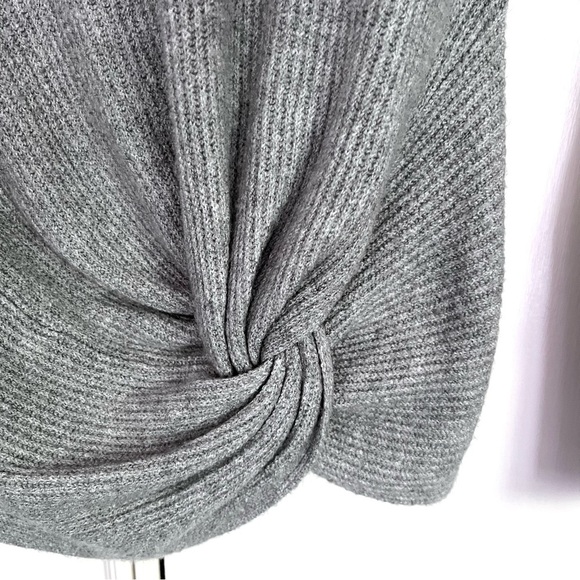 Aerie Offline‎ Twist Front Long Sleeve Ribbed Sweater Size Medium Comfy Lounge - Picture 4 of 8